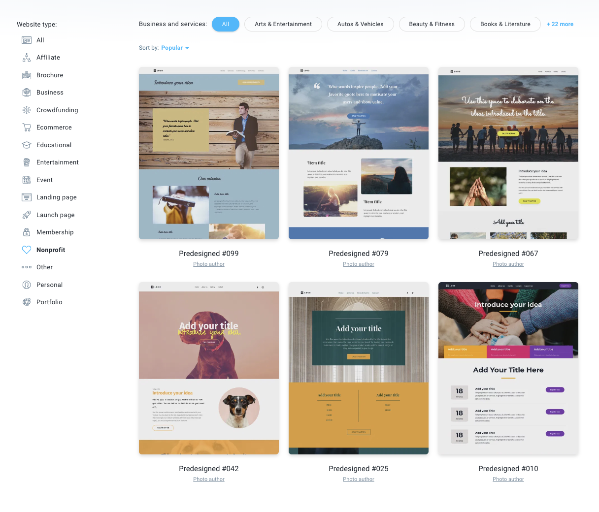 NGO Website Templates